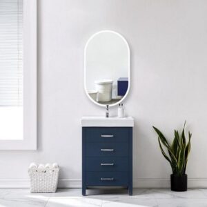 Oval Acrylic Led Mirror 450*750mm