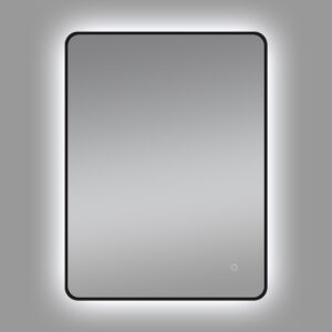 LED Mirror with Matte Black Frame 1