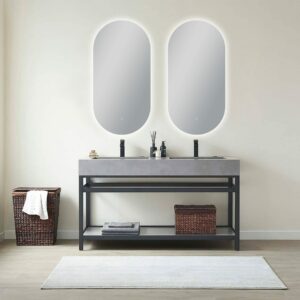 Oval LED Mirror – 450x900mm | LDO-BR