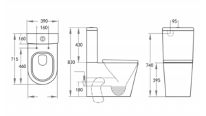 Avery BTW Toilet Suite | LXT002