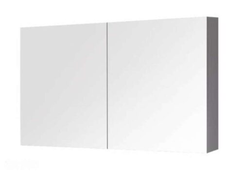 900mm Pencil Edge PVC Shaving Cabinet - Gloss White - 900x720x150