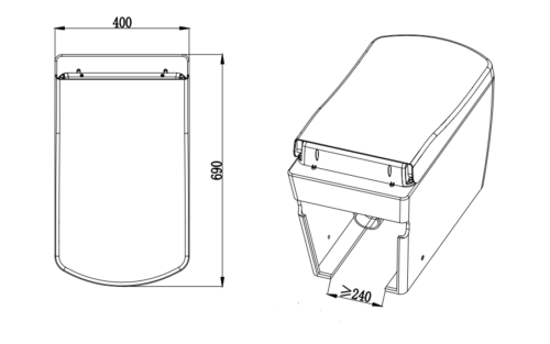 Smart Toilet Back To Wall | S-LXT004 - Image 14