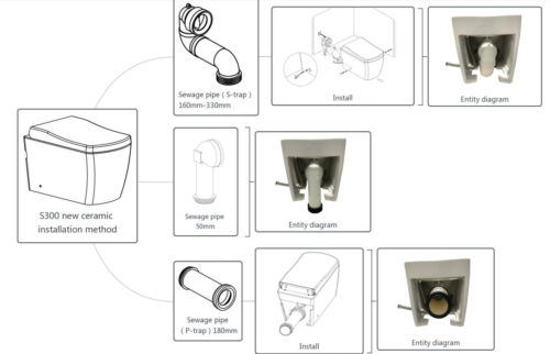 Smart Toilet Back To Wall | S-LXT004 - Image 16