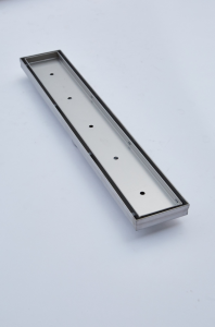 600mm  Brushed Nickel/Chrome Tile Insert Channel Waste – Stainless Steel | TI-SS-600