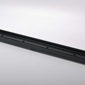 600mm Matt Black Tile Insert Channel Waste – Stainless Steel | TI-MB-600
